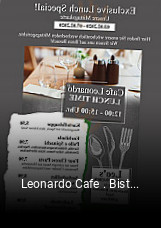 Leonardo Cafe . Bistro . Bar