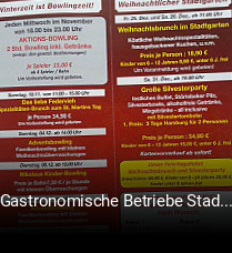 Gastronomische Betriebe Stadtgarten Zehdenick