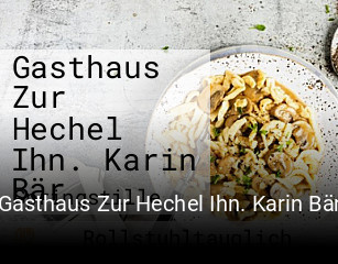 Gasthaus Zur Hechel Ihn. Karin Bär