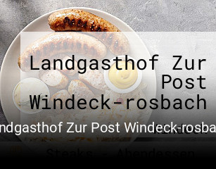 Landgasthof Zur Post Windeck-rosbach