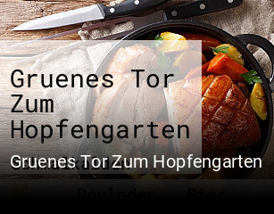 Gruenes Tor Zum Hopfengarten