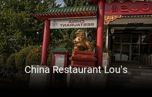 China Restaurant Lou's