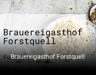 Brauereigasthof Forstquell