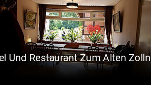 Hotel Und Restaurant Zum Alten Zollnerhaus