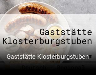 Gaststätte Klosterburgstuben