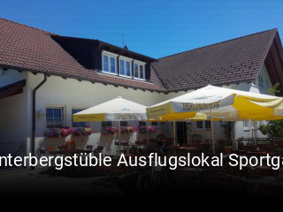 Winterbergstüble Ausflugslokal Sportgaststätte