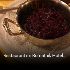 Restaurant im Romatnik Hotel zur Post