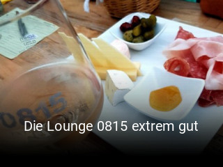 Die Lounge 0815 extrem gut