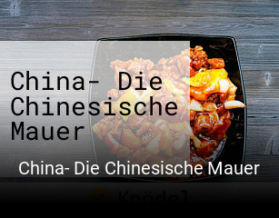 China- Die Chinesische Mauer