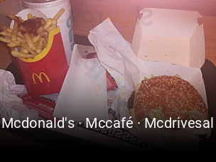 Mcdonald's · Mccafé · Mcdrivesal