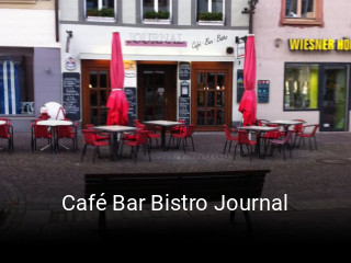 Café Bar Bistro Journal