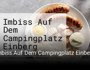 Imbiss Auf Dem Campingplatz Einberg