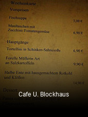 Cafe U. Blockhaus