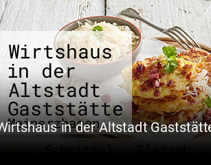 Wirtshaus in der Altstadt Gaststätte