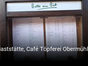 Gaststätte, Café Töpferei Obermühle