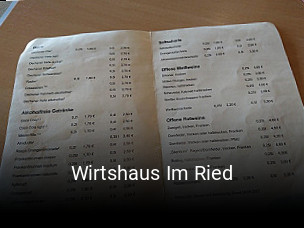 Wirtshaus Im Ried