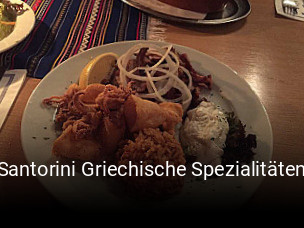 Santorini Griechische Spezialitäten