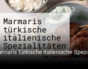 Marmaris türkische italienische Spezialitäten