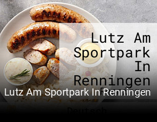 Lutz Am Sportpark In Renningen