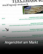 Angerichtet am Markt