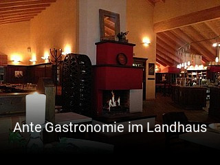 Ante Gastronomie im Landhaus