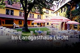 Im Landgasthaus Leicht