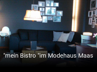 "mein Bistro "im Modehaus Maas