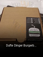 Dufte Dinger Burgerbau Münster