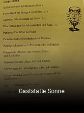 Gaststätte Sonne