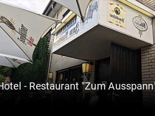 Hotel - Restaurant "Zum Ausspann"