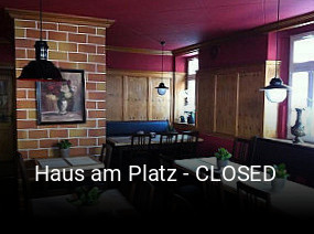 Haus am Platz - CLOSED