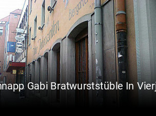 Schnapp Gabi Bratwurststüble In Vierjahreszeiten