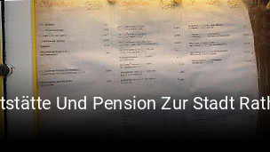 Gaststätte Und Pension Zur Stadt Rathenow