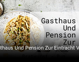 Gasthaus Und Pension Zur Eintracht Volker Berles