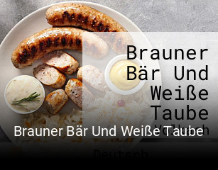 Brauner Bär Und Weiße Taube