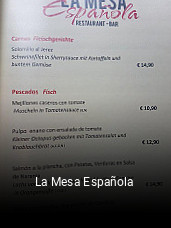 La Mesa Española