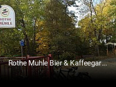 Rothe Muhle Bier & Kaffeegarten