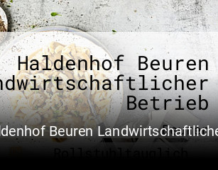 Haldenhof Beuren Landwirtschaftlicher Betrieb