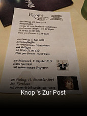 Knop 's Zur Post