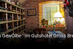 'das GewÖlbe ' Im Gutshotel Gross Breesen