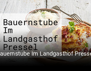 Bauernstube Im Landgasthof Pressel