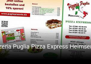 Pizzeria Puglia Pizza Express Heimservice