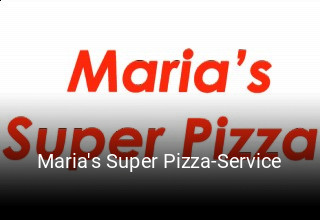 Maria's Super Pizza-Service