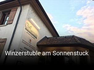 Winzerstuble am Sonnenstuck