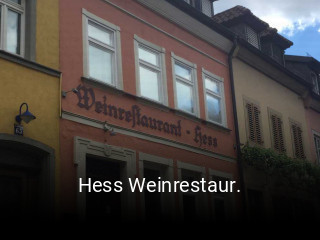 Hess Weinrestaur.