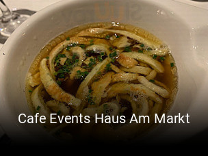 Cafe Events Haus Am Markt