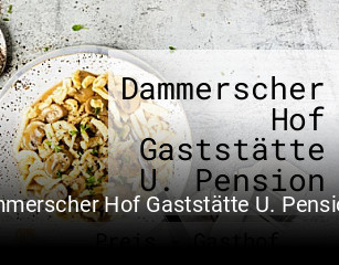 Dammerscher Hof Gaststätte U. Pension Inh. G. Klinger