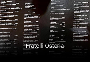 Fratelli Osteria