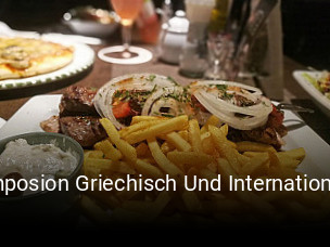 Symposion Griechisch Und Internationale Kueche Gaststaetten