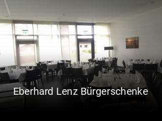 Eberhard Lenz Bürgerschenke